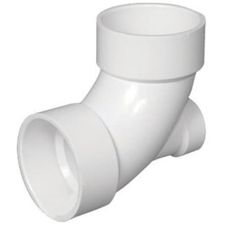 Pinpoint Charlotte Pipe w/ Foundry PVC003030800 PVC Dwv 90 deg Low Heel Inlet Elbow 3 x 3 x 2 in. PI2738467
